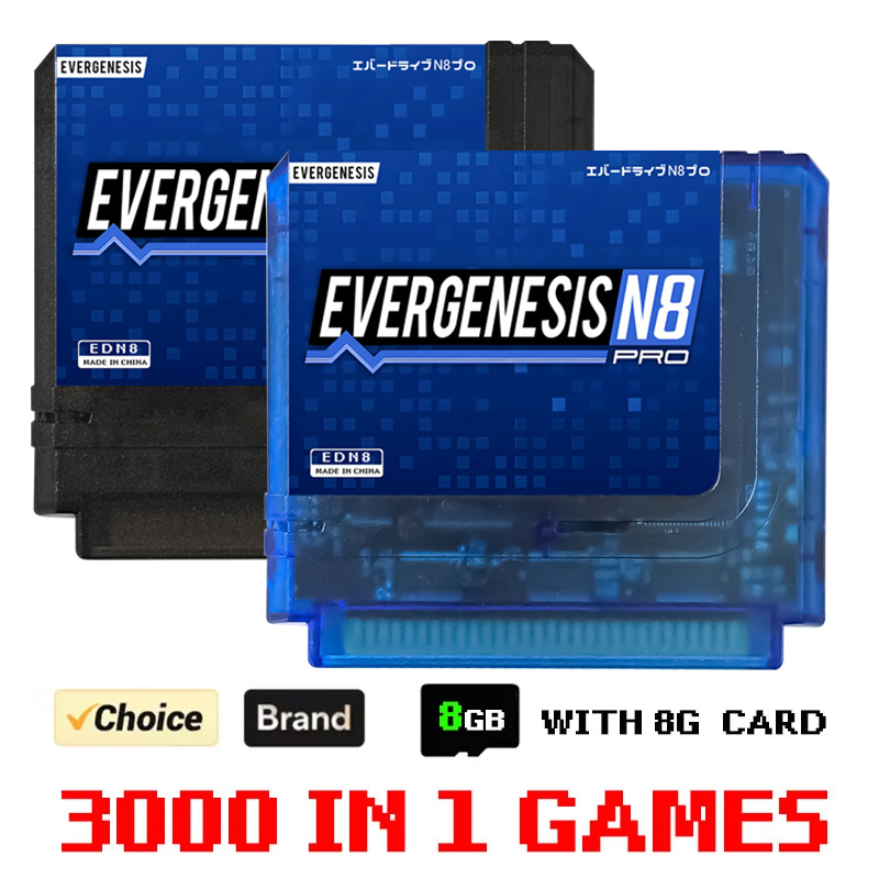 Retro Gaming Pro - 3000 in 1 Spielkarten ED N8