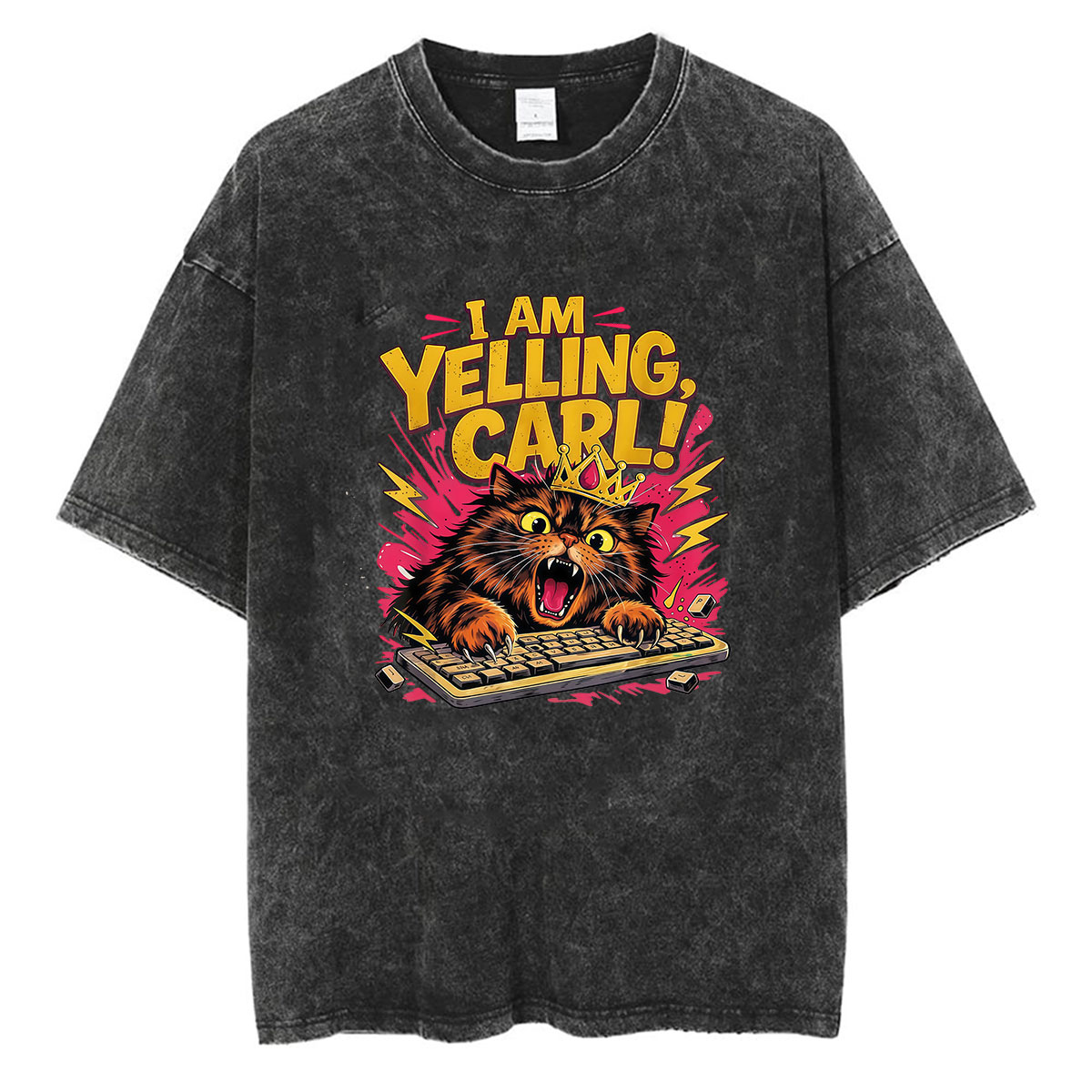 Retro Gaming Shirt - I Am Yelling Carl Dungeon Crawler