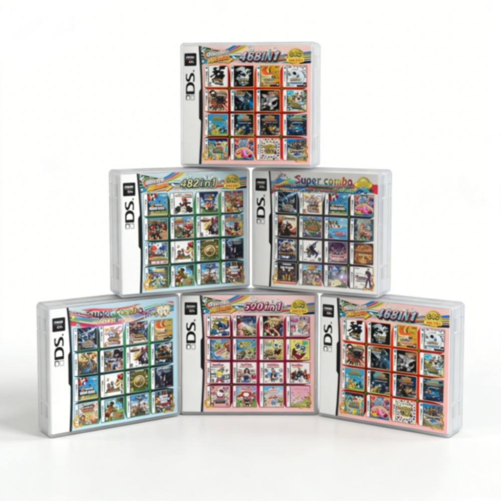 Retro Gaming Pro - Pokemon-Themen-Multispielspielmodul für DS/3DS/NDSL/2DS - Vorinstalliert mit