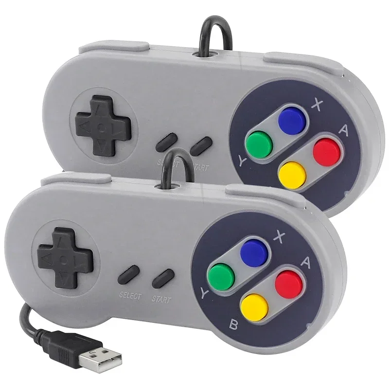Raspberry Pi Retropie - Kabelgebundener USB-Gamepad Retro-Gaming-Joystick-Controller für Linux-Spiele PC