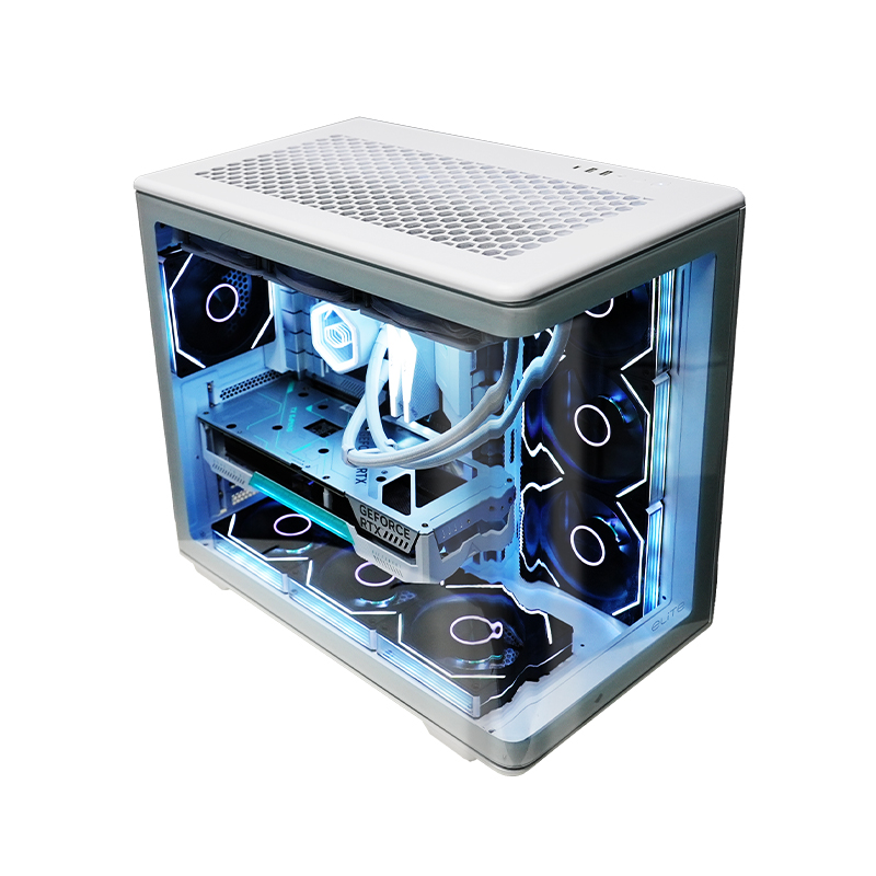 Retro Gaming Pc Case - Cooler Master ATX-Computergehäuse mit integriertem, gebogenem