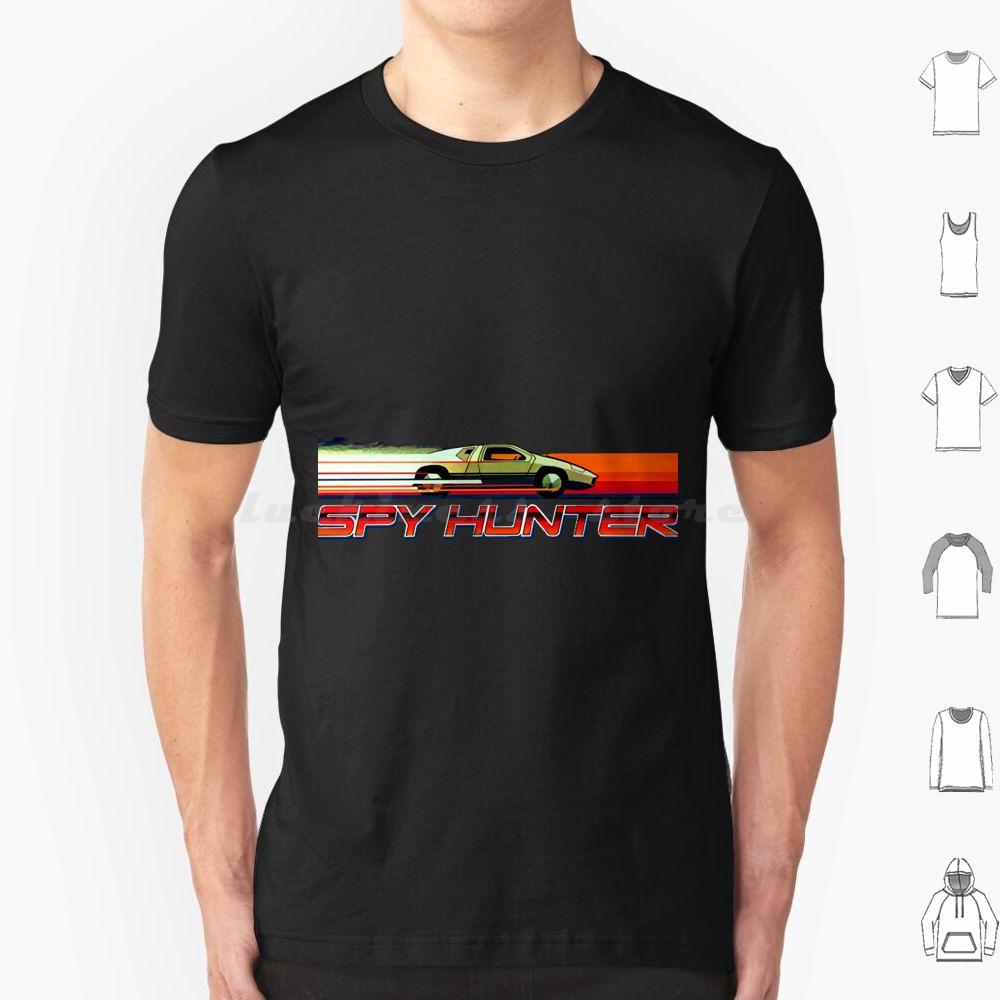Retro Gaming Shirt - Mod.5 Arcade Hunter Videospiel-T-Shirt, große Größe,