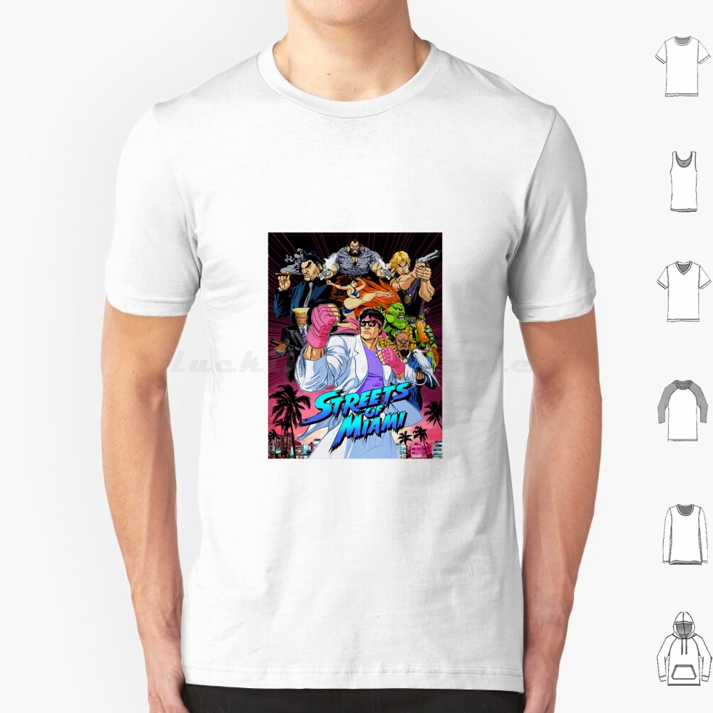 Retro Gaming Kent - Streets Of Miami T Hemd 6xl