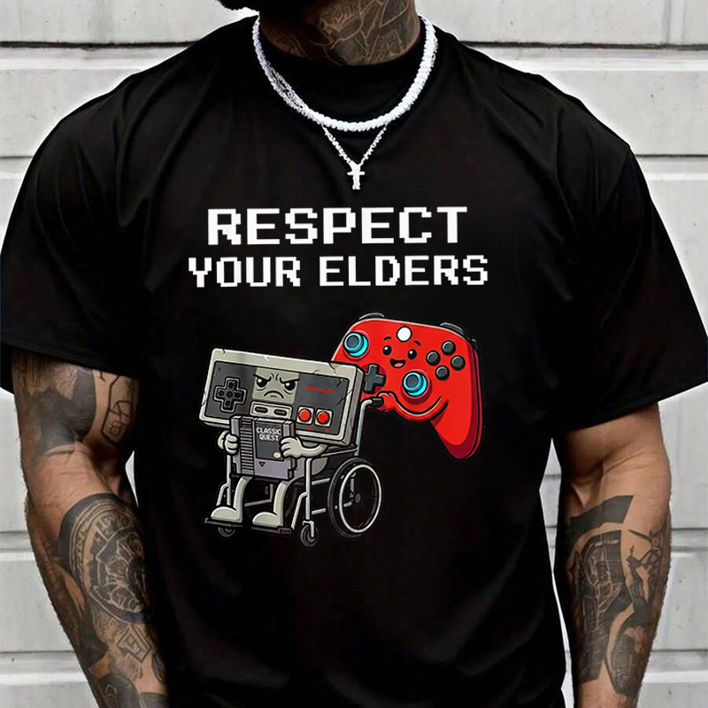 Retro Gaming Shirt - Retro Gaming Lustiges Gamer-Controller-T-Shirt im 80er-Jahre-Stil