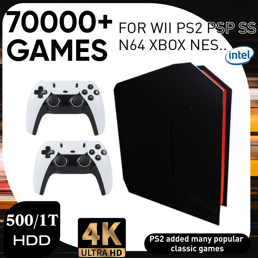 Retro Gaming Pro - X4 Retro-Videospielkonsole mit 1TB Dual-System und