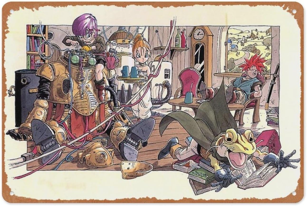 Retro Gaming Unit - Retro Game Metallschild – Chrono Trigger