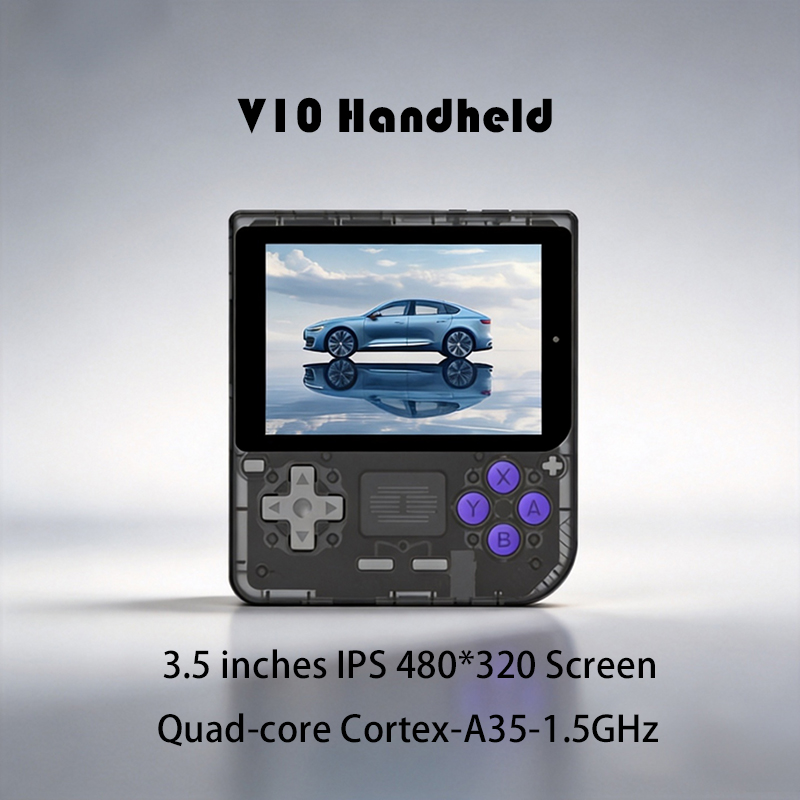 Retro Gaming Portable - NEUE V10 Retro-Video-Handheld-Spielkonsole 3,5 Zoll IPS