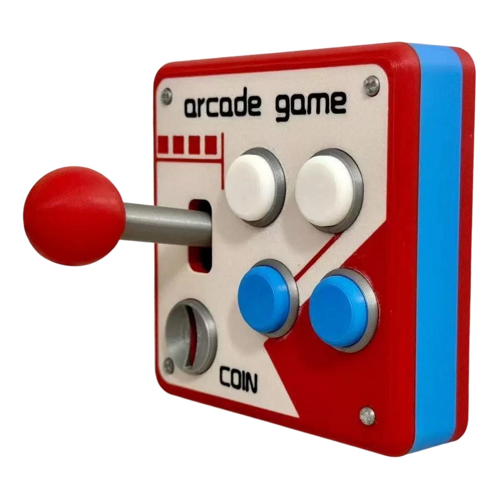 Retro Gaming Unit - Kreative Retro-Arcade-Spiel Lichtschalterabdeckung Retro-Gamer-Raumdekoration Joystick-Wandschalterplatte Heimdekoration
