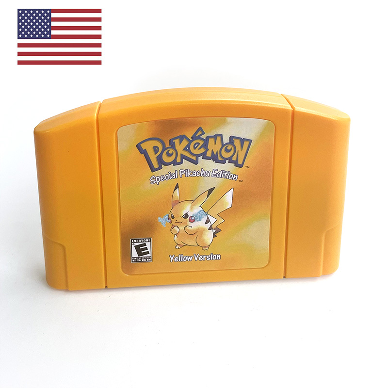Retro Gaming Unit - USA NTSC-Version Englische Pokemon Gelb N64