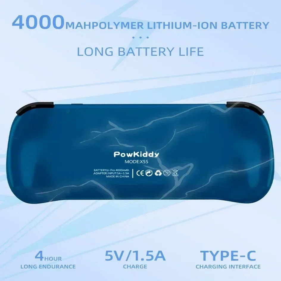 POWKIDDY X55 Handheld-Spielkon – Retro Gaming Theme Bewertung und Preis