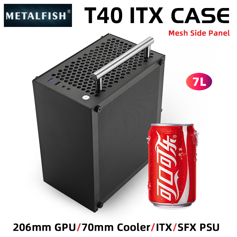 METALFISH T40 Mini ITX Schwarz – Retro Gaming Pc Case Bewertung und Preis