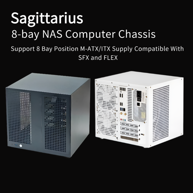 Sagittarius 8-Bay-NAS-Gehäuse  – Retro Gaming Pc Case Bewertung und Preis
