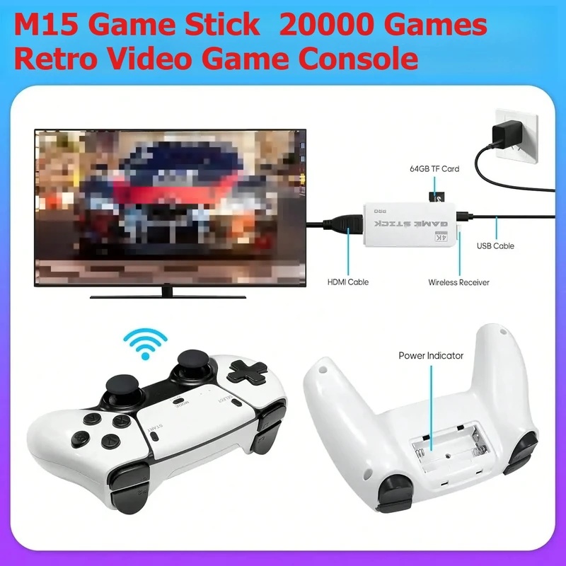 M15 Retro-Videospiel-Stick 2,4 – Retro Gaming Joystick Bewertung und Preis
